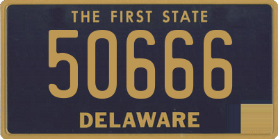 DE license plate 50666