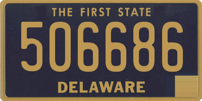 DE license plate 506686