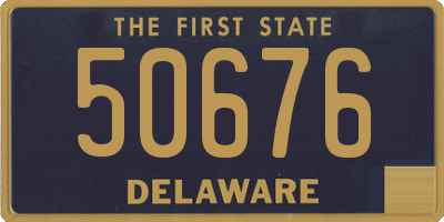 DE license plate 50676