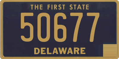 DE license plate 50677