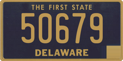 DE license plate 50679