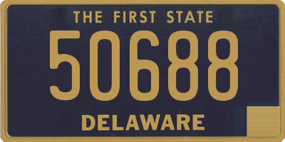 DE license plate 50688