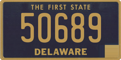 DE license plate 50689