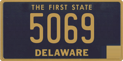 DE license plate 5069