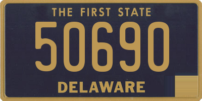 DE license plate 50690