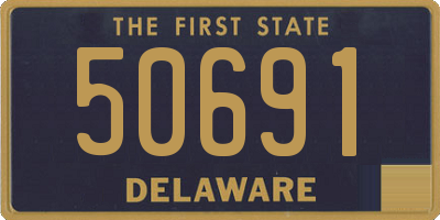 DE license plate 50691