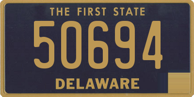 DE license plate 50694