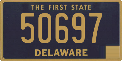 DE license plate 50697