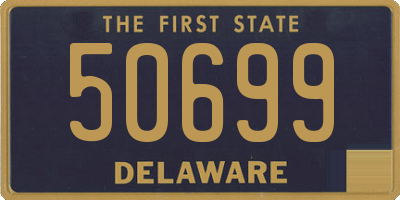 DE license plate 50699