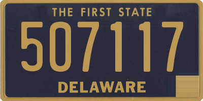 DE license plate 507117