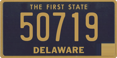 DE license plate 50719