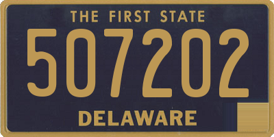 DE license plate 507202