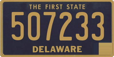 DE license plate 507233