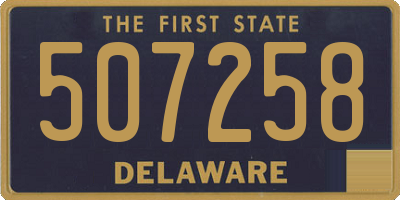 DE license plate 507258