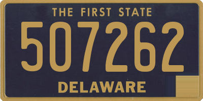 DE license plate 507262