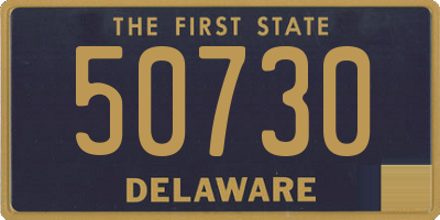 DE license plate 50730