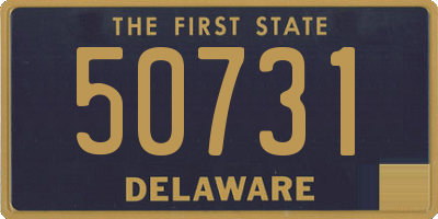 DE license plate 50731