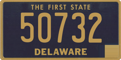 DE license plate 50732