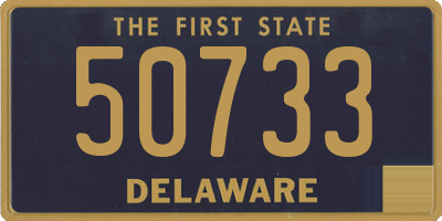 DE license plate 50733