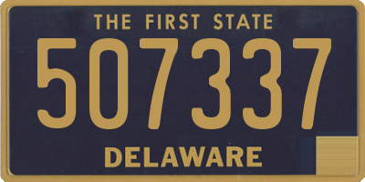 DE license plate 507337