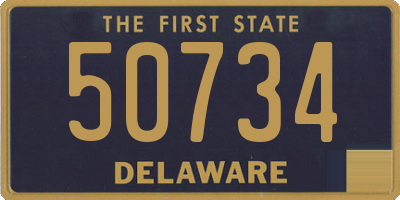 DE license plate 50734