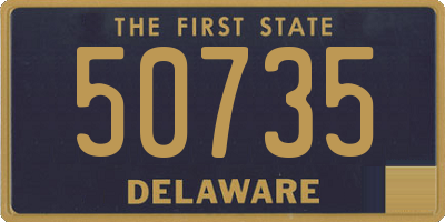 DE license plate 50735