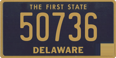 DE license plate 50736