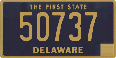 DE license plate 50737
