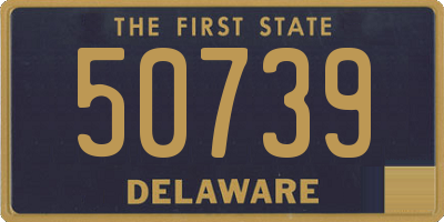 DE license plate 50739