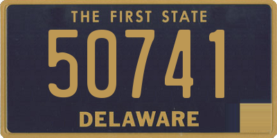 DE license plate 50741