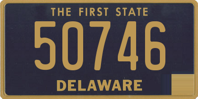 DE license plate 50746