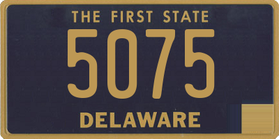 DE license plate 5075