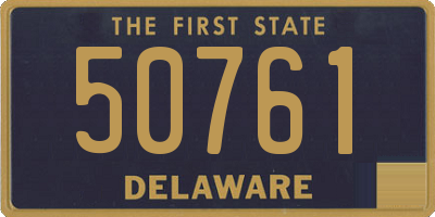 DE license plate 50761