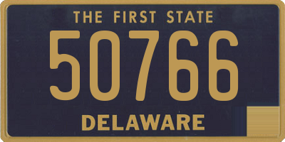 DE license plate 50766