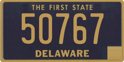 DE license plate 50767