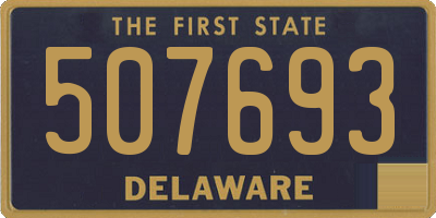 DE license plate 507693