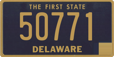 DE license plate 50771