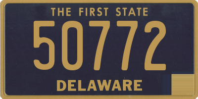 DE license plate 50772