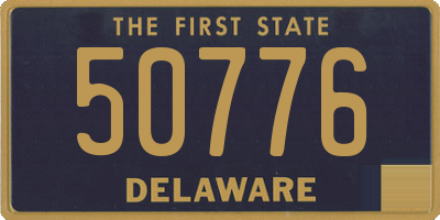 DE license plate 50776