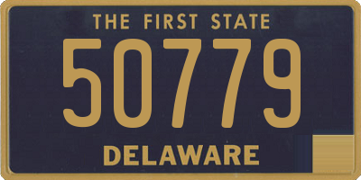 DE license plate 50779
