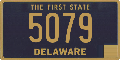 DE license plate 5079