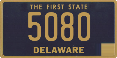 DE license plate 5080