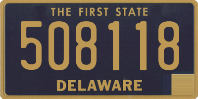 DE license plate 508118