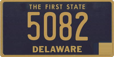 DE license plate 5082