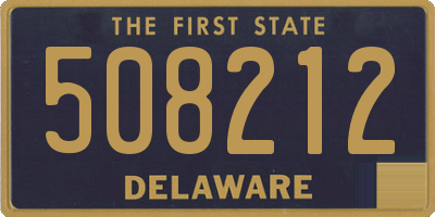 DE license plate 508212
