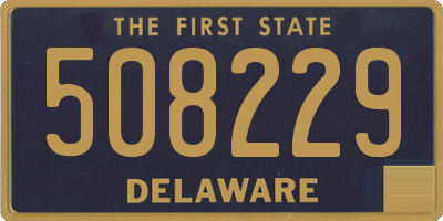 DE license plate 508229