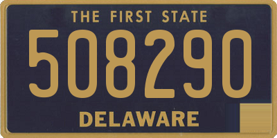 DE license plate 508290
