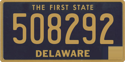 DE license plate 508292