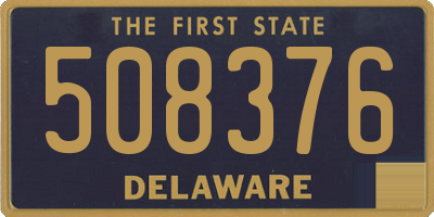 DE license plate 508376