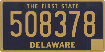 DE license plate 508378